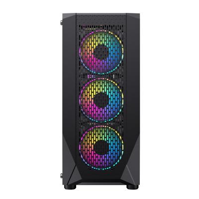 China ODM MATX ARGB PC Cabinet Tempered Glass RGB For Gaming for sale