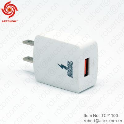 China Adaptador rápido de la pared del cargador del teléfono celular del USB para 100V-240V móvil en venta