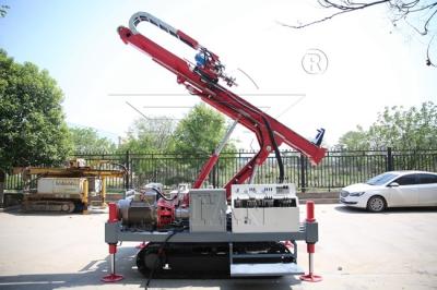 China Deep Foundation Lifting Type Anchoring Drilling Rig For Soil Slope Stabilization for sale