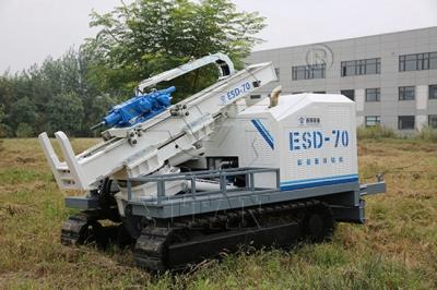 China Equipamento diesel de Rig Crawler Type Machine Or da perfuração dos testes do solo à venda