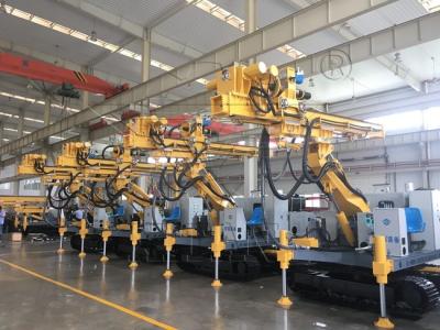 China DTH OU sistema hidráulico de encaixotamento de Jet Grouting Drilling Rig Electric ou diesel do poder à venda