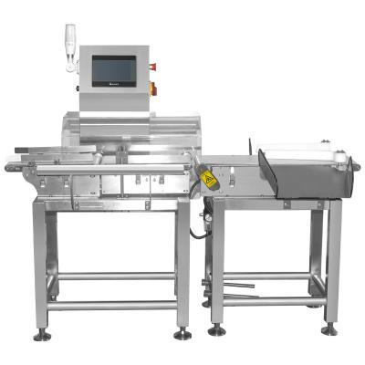 China Touch Screen Conveyor Check Weigher Checkweigher Weight Sorter Wet Wipes Tissue Paper Napkins Sanitary Napkins Paper Dia à venda