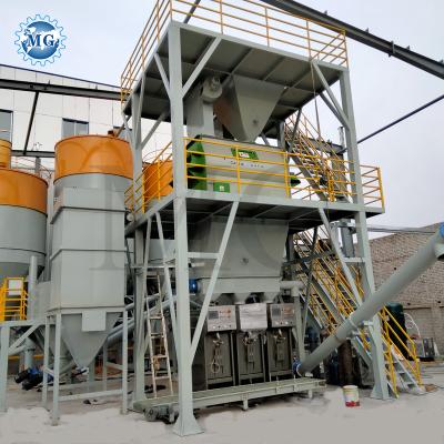 China PLC Control Ceramic Tile Adhesive Mortar Automatic With Forced Twin Shaft Mixer 85dB for sale