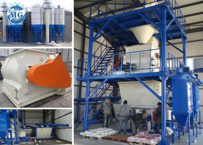 China Cement Tile Adhesive Machine Tower Type With Automatic Packing Function for sale