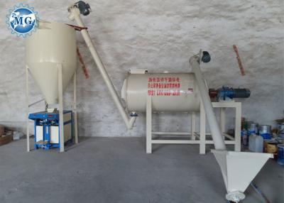 China Simple Dry Mortar Plant For Building , Spiral Ribbon Mixer 1-3 Tons Per Hour for sale