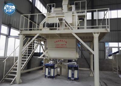 China Twin Shaft Tile Adhesive Machine 30T/H Cement Mixing Machine for sale