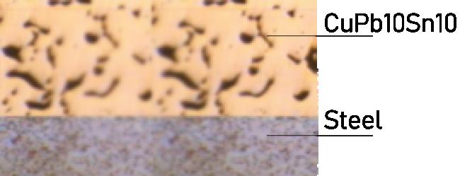 Bimetallic material diagram