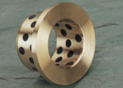 China Hydraulic Cylinder Cast Bronze Bearings / Casting Solid Lubricant Bearings for sale