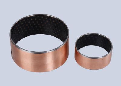 China Self Lubricating Bearings Black POM + Low-Carbon Steel + Porous Bronze for sale