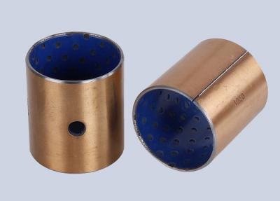 China Blue POM Boundary Lubricating Bearings Low-Carbon Steel + Copper Powder for sale