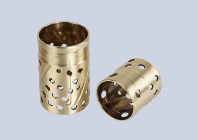 China Copper Alloy CuZn31Si Wrapped Bronze Bearing Bushes Low Running Velocity for sale
