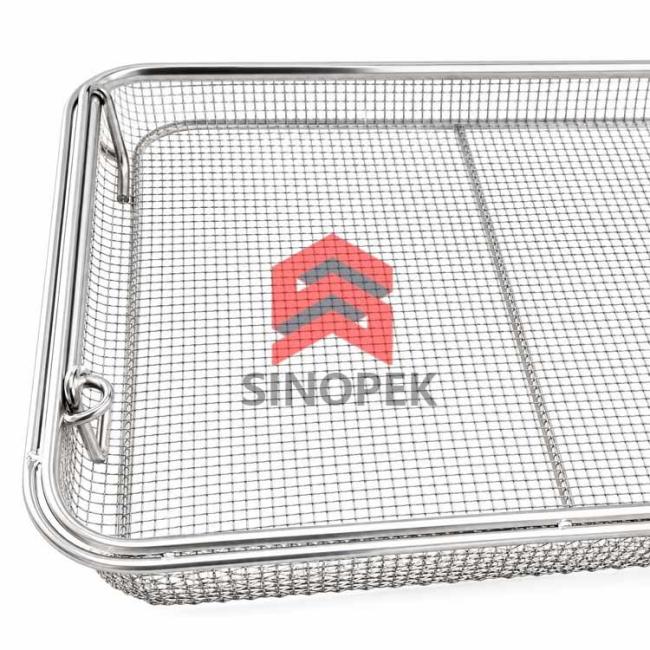 Stainless Steel Woven Mesh Basket