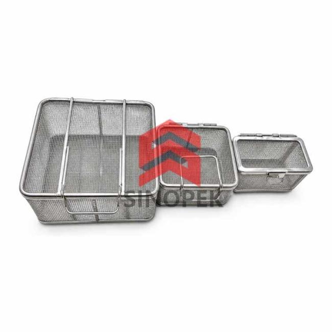 Precision Wire Mesh Basket with Fine Tightly Toleranced Apertures