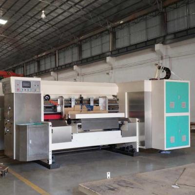 中国 380V 3 Color automatic flexo printing machine Corrugated Box Making Plant 900x2000 販売のため
