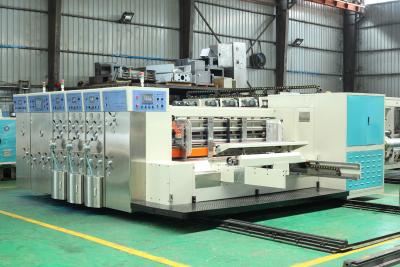 China 60mm Corrugated Box Printing Machine / Rotary Die Cutting Machine for sale