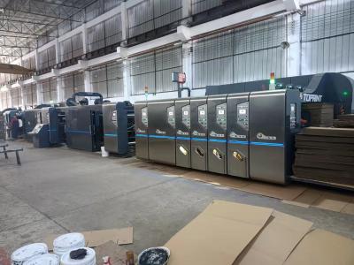 China 1200x2400mm High Speed Flexo Folder Gluer Machine Corrugated Carton Box Making Machine for sale