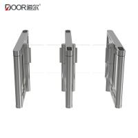 China IP42 RS485 SUS304 Waist Height Access Control Turnstile for sale