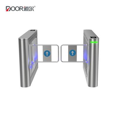 China Outdoor Optical Turnstile LED Light Swing Arm Barrier CE Certified for sale