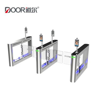 China Face Recognition 2 Ways Swing Gate Turnstile Security Pedestrian Traffic Speed Gate Turnstile for sale