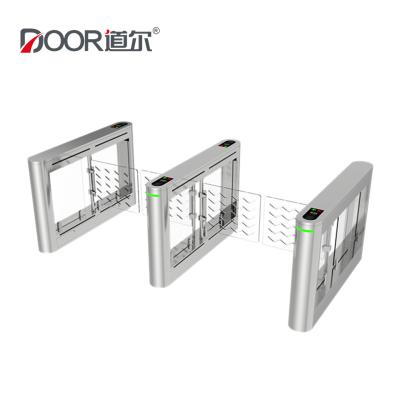 China Security Barrier Gate Automatic Motor Wheel Chair Swing Barrier Gate Turnstile Promotion for sale