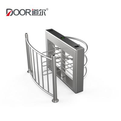 China Stainless Steel Security Machinery Half Height Pedestrian Turnstile Gate for Access Control for sale