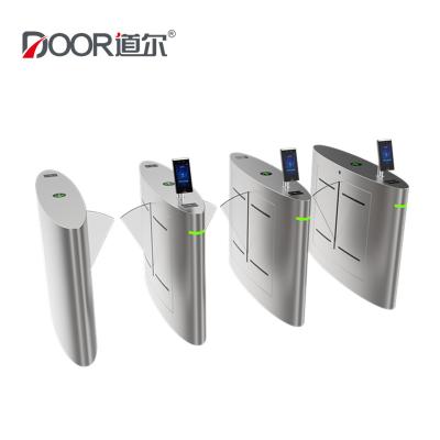China 3 Ways 600mm Automatic Flap Barrier Turnstile Gate With Face Recognition Terminal for sale