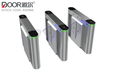 China Portable Night Use Flap Barrier Mechanism Moisture-Proof Turnstile Shenzhen Access Control Turnstile Gate for sale