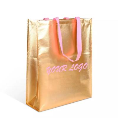 China Laminated Non Woven Bags Customized Printing Tote Bag Packaging for sale