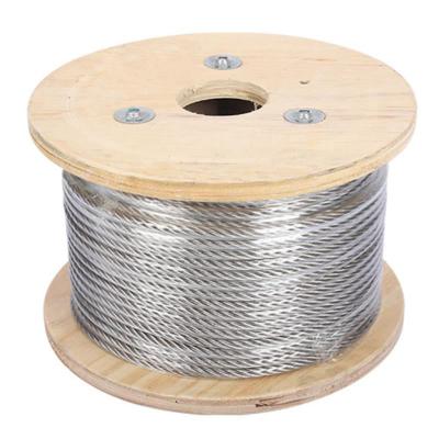 China 9A Stainless Steel Wire Rope For Drilling Rig Spare Parts 6x19S-IWRC Drilling Line for sale