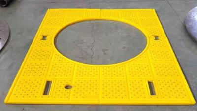中国 ポリウレタン ゴム製反スリップのマットの掘削装置の予備品の回転式テーブルの装備の床のマット 販売のため