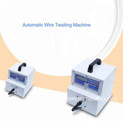 China Professional Wire Twisting Machine Twist Two Or More Wires Together 3 Types Clamps Option for sale