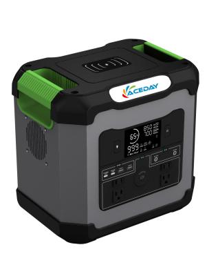 China OEM 1344Wh High Power Portable Power Station Powerstation Camping 1500 Watt for sale