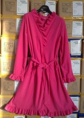 China Women pajamas & sleepwear stock ladies dressing Gowns nightgowns robe nightdress stocklots for sale