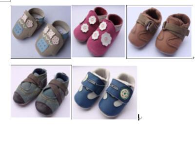 China large quantity toddler's shoes genuine leather footwear stock inventory for wholesale for sale