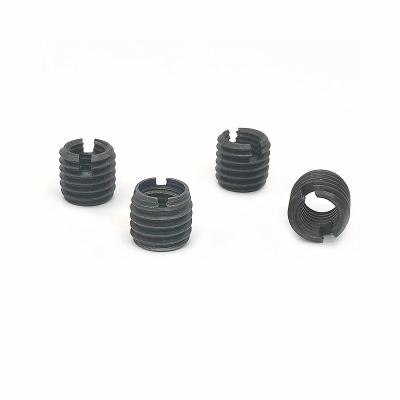 China Level 10.9 Self Threading Inserts M10x13 For Wheel Electrophoretic Black for sale
