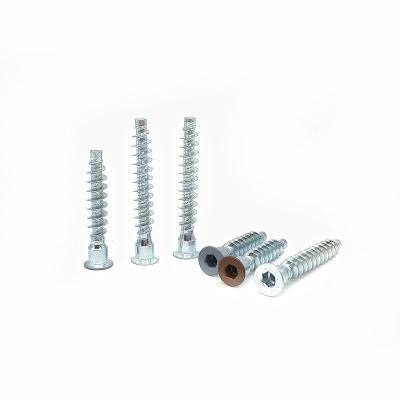 China Countersunk Hexagon Cross-Thread Screws Furniture Self-Tapping Straight-Trimming Wood Teeth for sale