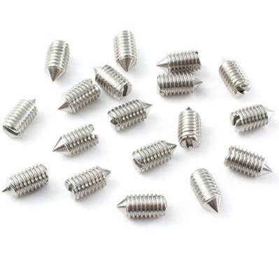 China Factory Direct Sale Stainless Steel 304 Slotted Tip Set Screw Machine Meter Spire Screw for sale