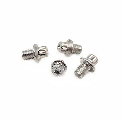 China Non Standard Flange Stainless Steel Chrome Plated Decorative Nail Umbrella Head Screw for sale