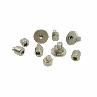 China Source Manufacturer Stainless Steel Hexagon Eccentric Locking Rivet Quick-Assembly Eccentric Hinge Adjusting Rivet for sale