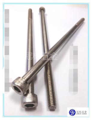 China 12.9 Grade Extra Long Electrical Socket Screws 200mm Nickelplated for sale