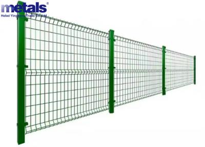 China 3D Curved Welded Wire Mesh Fence For Outdoor Garden PVC Coated for sale