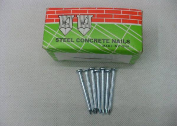 Quality 1"-4" Galvanized Hardened Concrete Steel Nail 25kg Carton 1kg/Box for sale