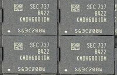 Китай Хранение микросхемы памяти микросхемы памяти КМДХ6001ДМ-Б422 ЭМКП (64+32 ЭМКП Д3 ЛПДДР4С -3733МХз) еМКП+еММК продается