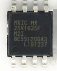Китай Микросхема памяти МС25В1635ФМ2И ИК 16М СПИ 80МХЗ 8СОП, флэш-память Ик тетради продается