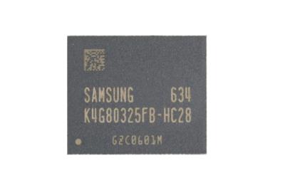 Chine 7,0 expédiez la densité de la puce de mémoire de DRACHME de GBP K4G80325FB-HC28 GDDR5 256Kx32-28 BGA 8G à vendre