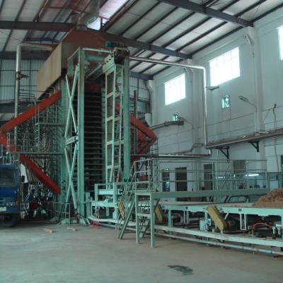 China Automatic Multi Opening Production Line For 4-6 Feet MDF HDF for sale