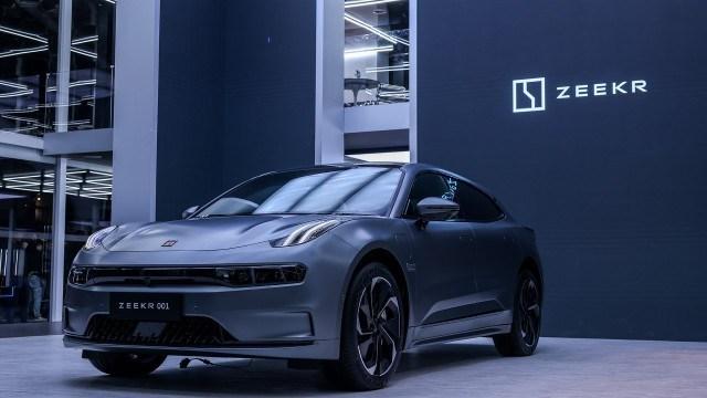 EV Car 2022 Geely Zeekr 001 Chinese Electric Used Car New Energy Vehicles SUV Electric Car