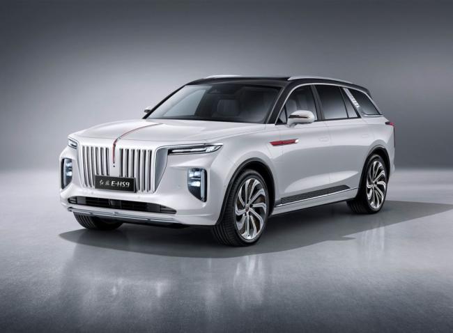 Electricity Car Used Car Hongqi E-HS9 for Adult Using Smart Control System New Energy Automobile for Sell