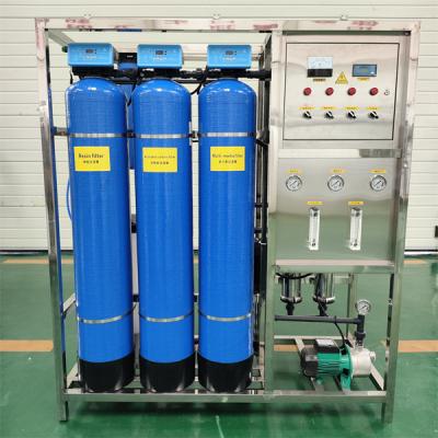 China Commercial 500LPH RO Water Filter System For Water Treatment Pure Water Make