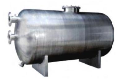 China Stainless Steel Swimming Pool 2500mm Horizontal Sand Filters for sale